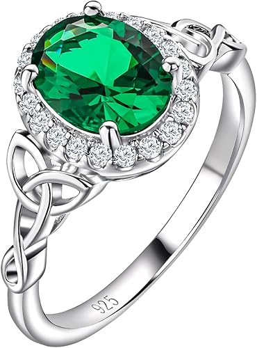 GilesDun Celtic Birthstone Rings for Women
